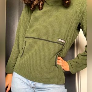 Melanzana #melly Micro Grid Hood Gently Used THYME Kids XL Women’s Small